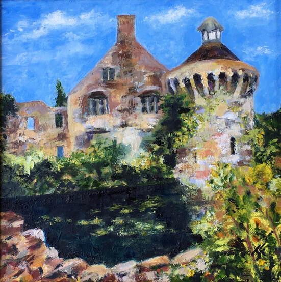 Scotney Castle Oil Painting